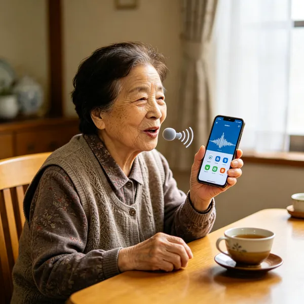 老人语音控制手机,说打开抖音即启动应用